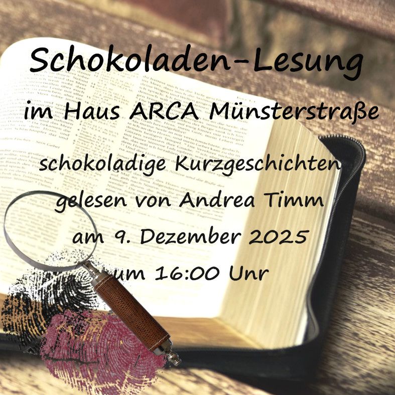 Schokoladen-Lesung